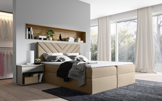 Bed bed base box spring bed double hotel modern bed base beds bedroom